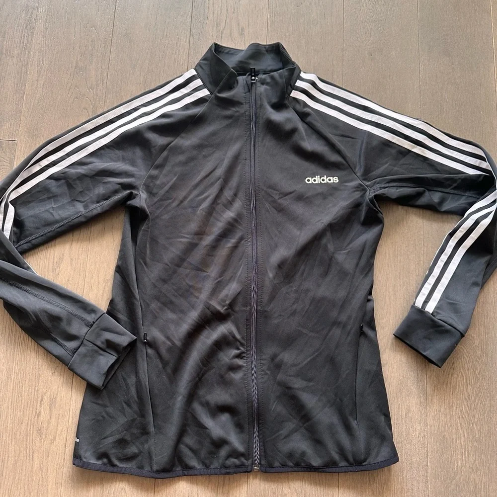 Adidas climalite 3 stripe jacket​​​ - Picture 2 of 3